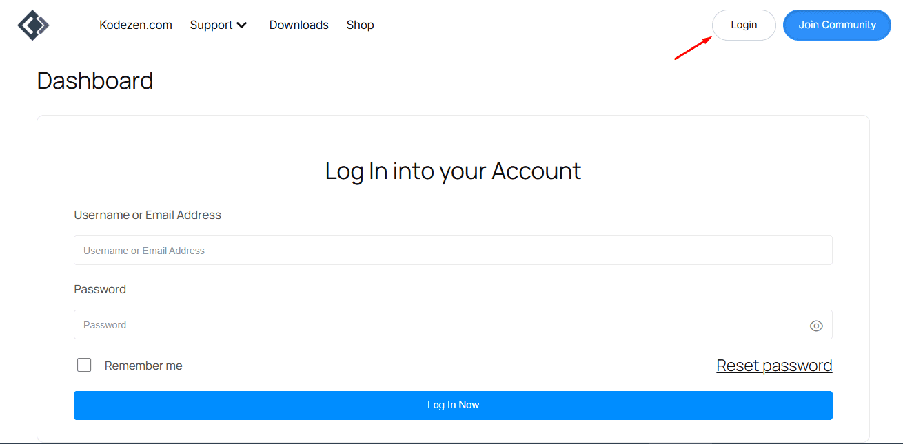Login