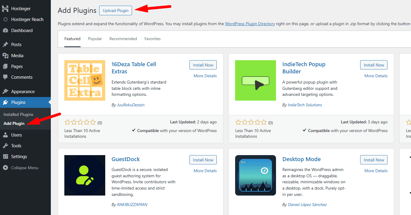 Upload Plugin