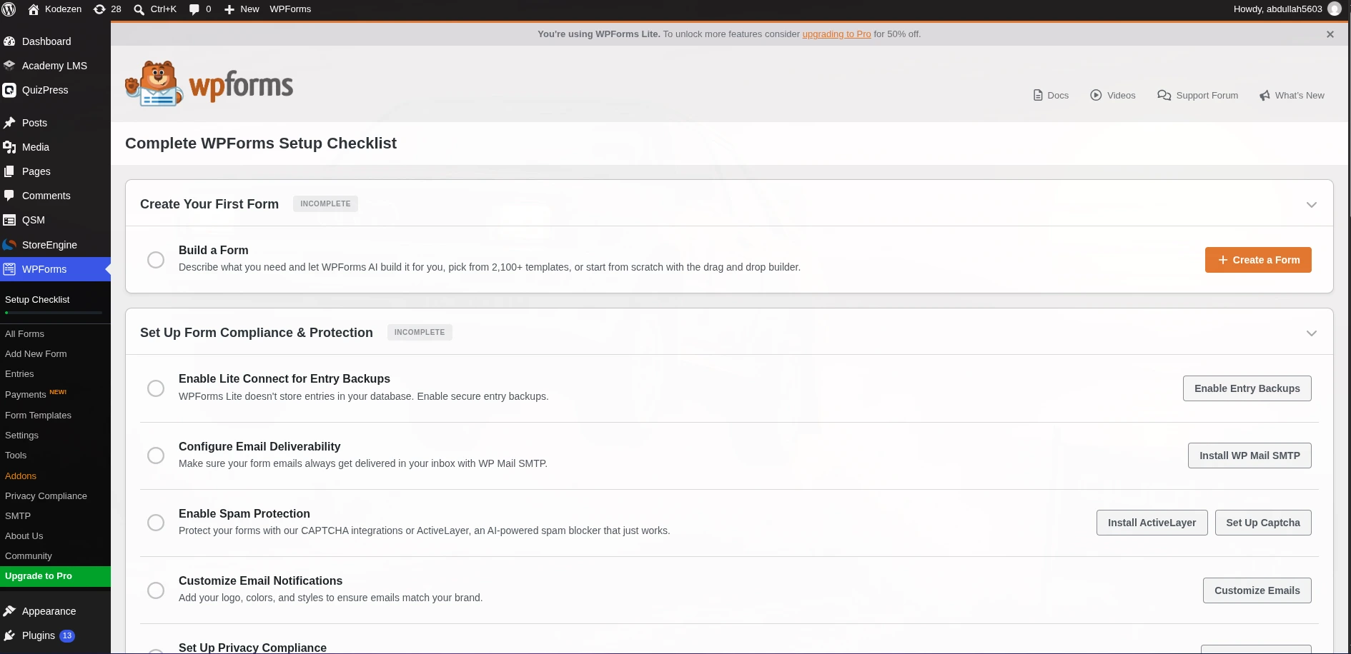WPForms 