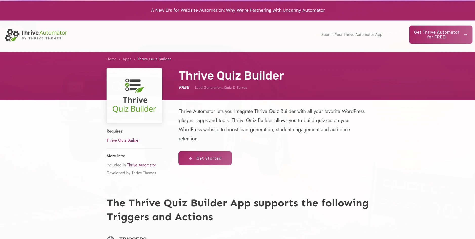 Thrive Quiz Builder