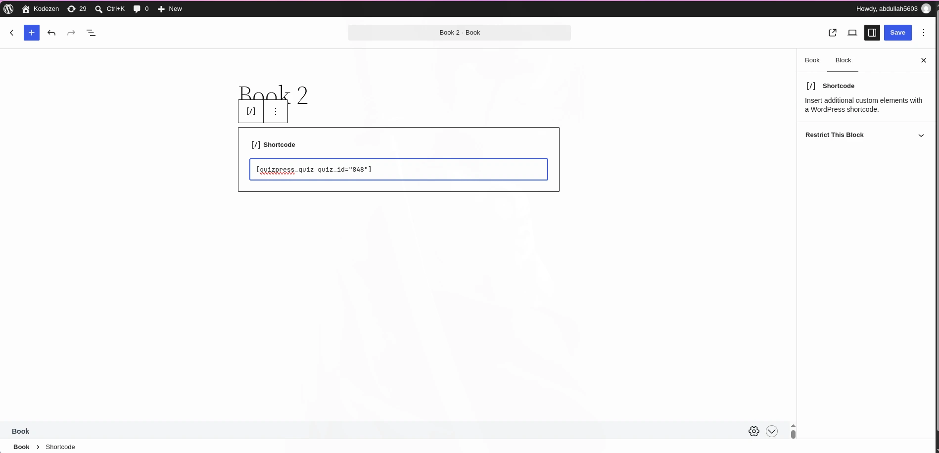 shortcode 